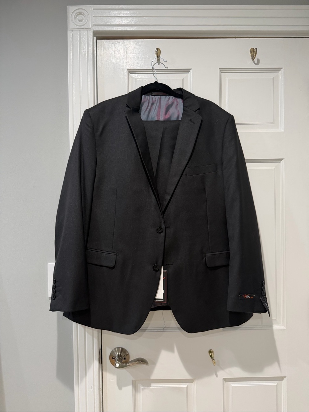 Men's Black Notch Lapel Blazer - Classic Tailored Style